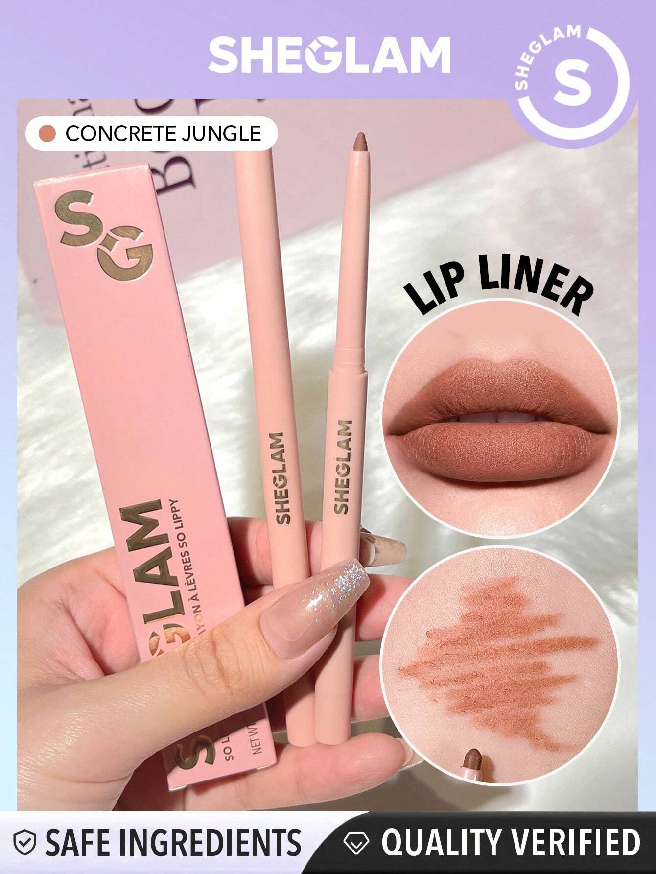 SHEGLAM so Lippy Lip Liner-Neutral Creamy Matte Lip Liner Pencil High Pigment Not Easy to Fade Silky Smooth Matte Contour Tint Lip Makeup Black Friday Party Y2K Lip Liner