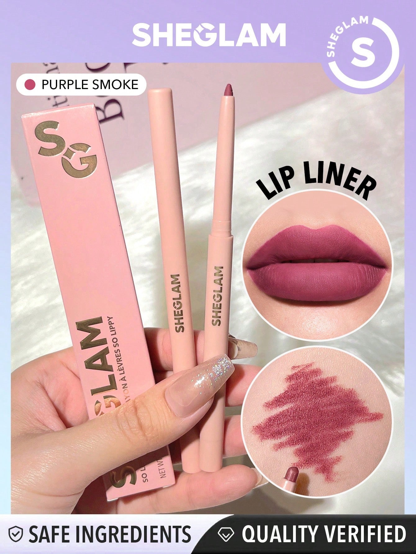 SHEGLAM so Lippy Lip Liner-Neutral Creamy Matte Lip Liner Pencil High Pigment Not Easy to Fade Silky Smooth Matte Contour Tint Lip Makeup Black Friday Party Y2K Lip Liner