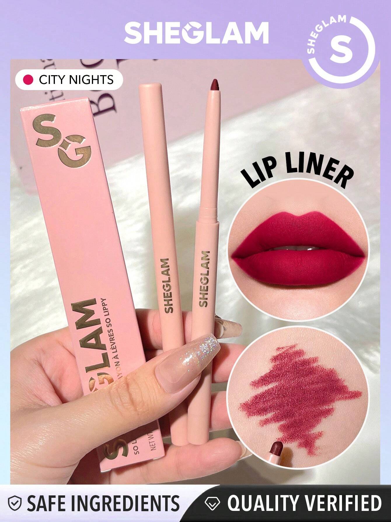 SHEGLAM so Lippy Lip Liner-Neutral Creamy Matte Lip Liner Pencil High Pigment Not Easy to Fade Silky Smooth Matte Contour Tint Lip Makeup Black Friday Party Y2K Lip Liner