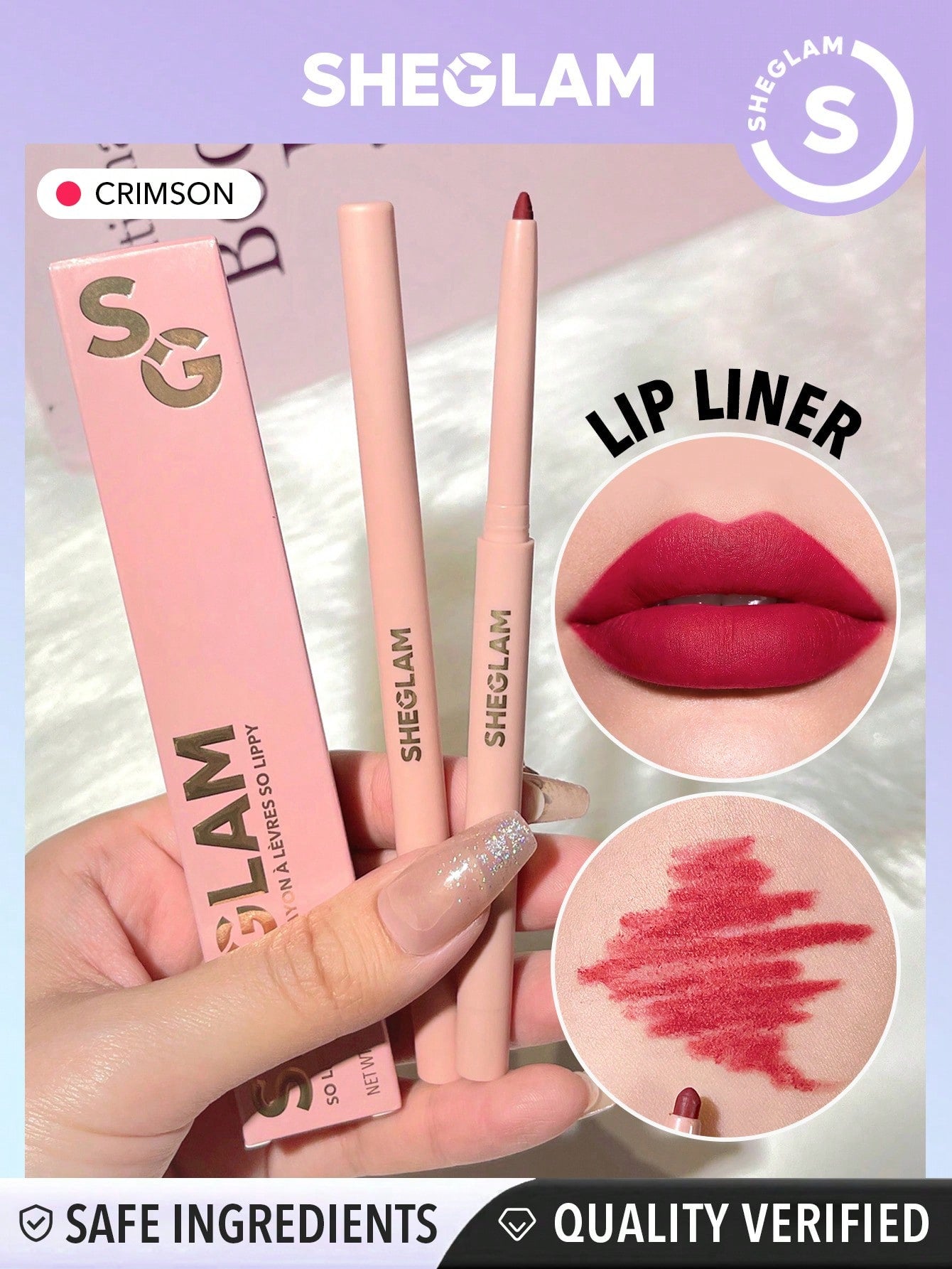 SHEGLAM so Lippy Lip Liner-Neutral Creamy Matte Lip Liner Pencil High Pigment Not Easy to Fade Silky Smooth Matte Contour Tint Lip Makeup Black Friday Party Y2K Lip Liner